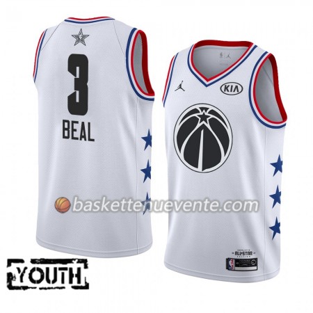 Maillot Basket Washington Wizards Bradley Beal 3 2019 All-Star Jordan Brand Blanc Swingman - Enfant